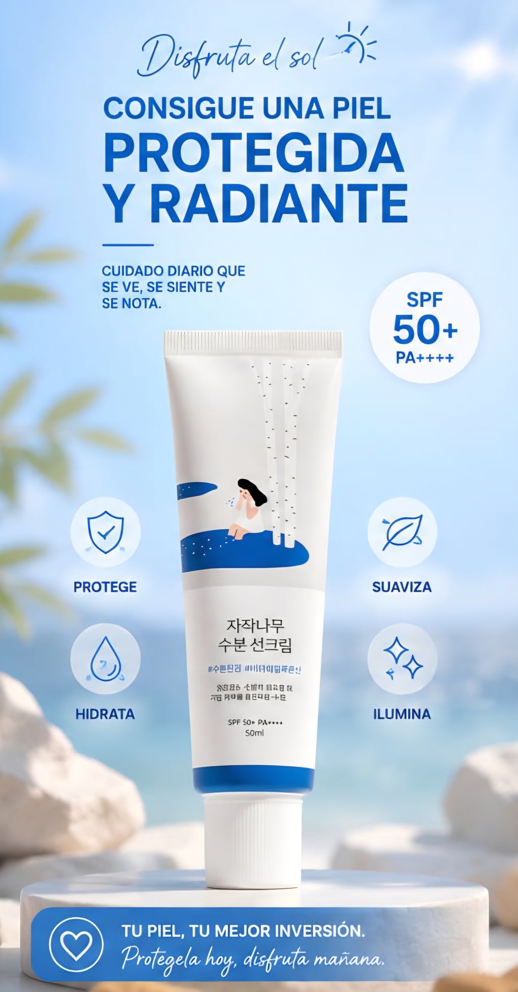 Protector Solar SPF 50+ By Round Lab